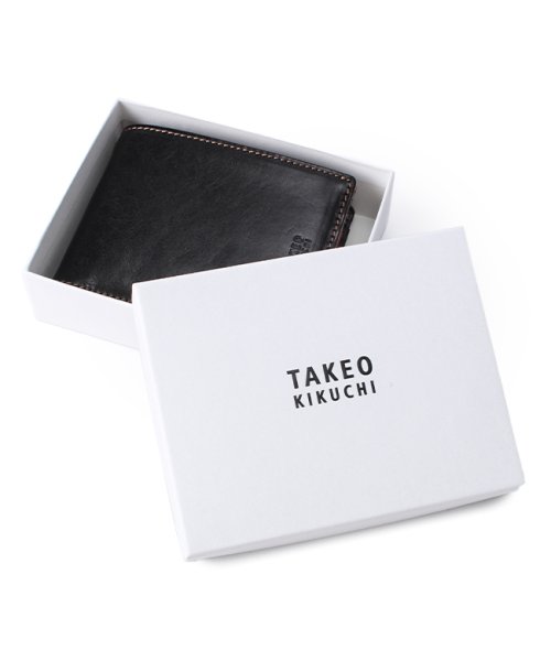 TAKEO KIKUCHI(タケオキクチ)/タケオキクチ 財布 二つ折り財布 メンズ ブランド レザー 本革 TAKEO KIKUCHI 266615/img13