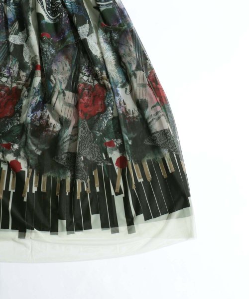 セール】鍵盤柄スカート(505108424) | イズ スカラー(iS ScoLar  