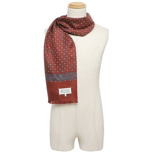 メゾンマルジェラ スカーフ ストール ボルドー メンズ レディース Maison Margiela S50TE0092 S76421 210S Maison Margiela メゾンマルジェラ スカーフ ストール ボルドー メンズ レディース S50TE0092 S76421