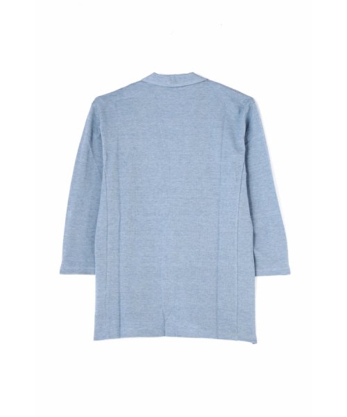 TORNADO MART(トルネードマート)/BLUE TORNADO∴マーブルヴィンテージカノコ7分袖カットジャケット/img01
