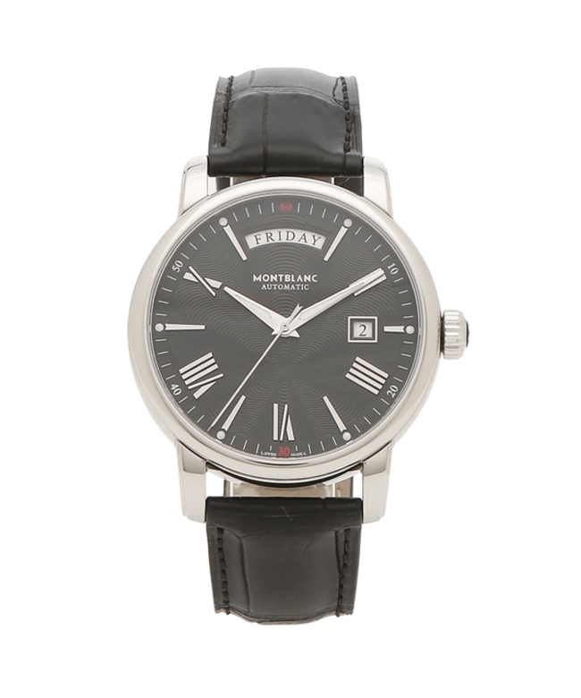 モンブラン 時計 メンズ 4810 38 自動巻 ブラック MONTBLANC 115936 レザー
