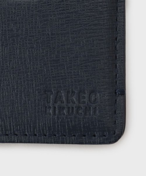 TAKEO KIKUCHI(タケオキクチ)/配色型押しレザー2つ折り財布/img27