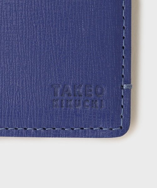 TAKEO KIKUCHI(タケオキクチ)/配色型押しレザー2つ折り財布/img36
