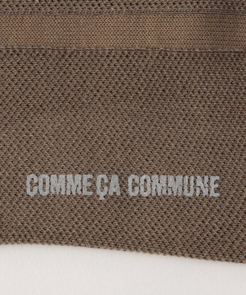  COMME CA COMMUNE(コムサコミューン)/フロート編み ストライプ柄 ソックス/img05