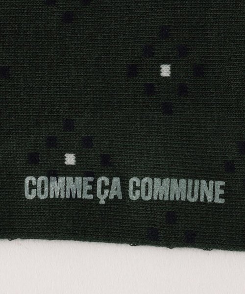  COMME CA COMMUNE(コムサコミューン)/ドットダイヤ柄 ソックス/img04