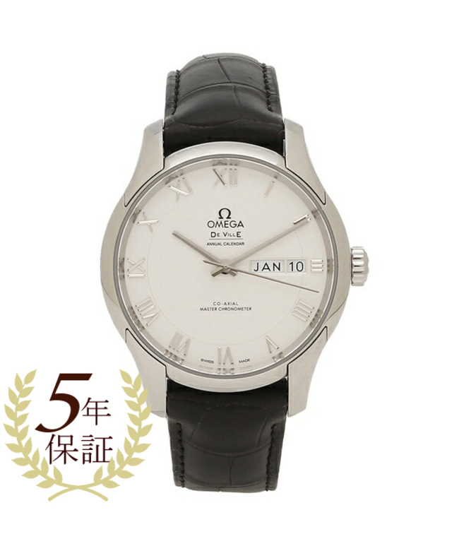オメガ メンズ 時計 デヴィルアワービジョン 41mm 自動巻き ホワイト