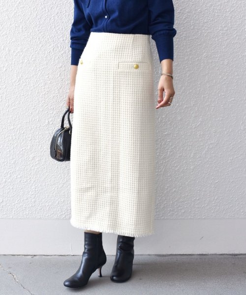 SHIPS WOMEN(シップス　ウィメン)/*ツイード ポケット デザイン スカート ◇/img16