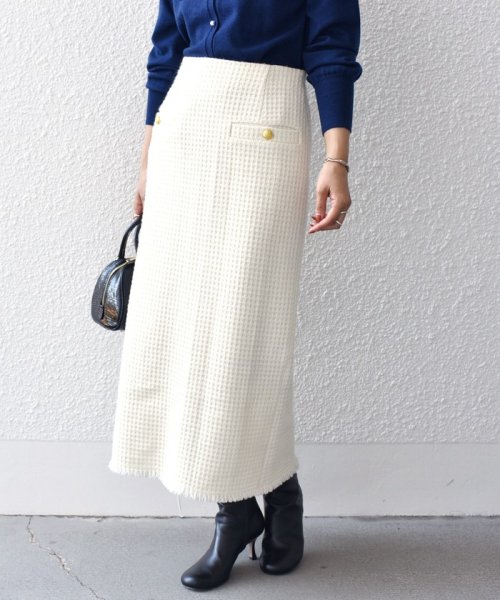 SHIPS WOMEN(シップス　ウィメン)/*ツイード ポケット デザイン スカート ◇/img17