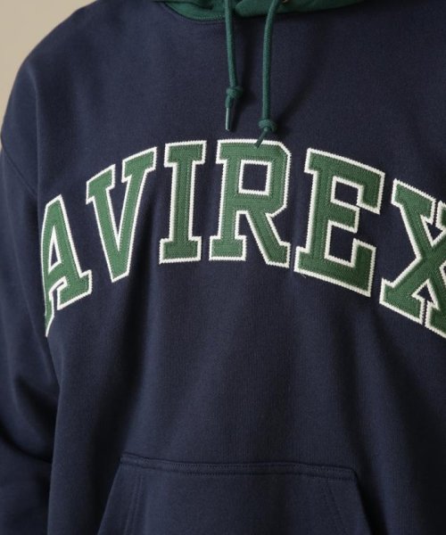 AVIREX(AVIREX)/ARCH LOGO COLOR HOOD L/S PARKA/アーチ ロゴ カラー フード パーカー/img45