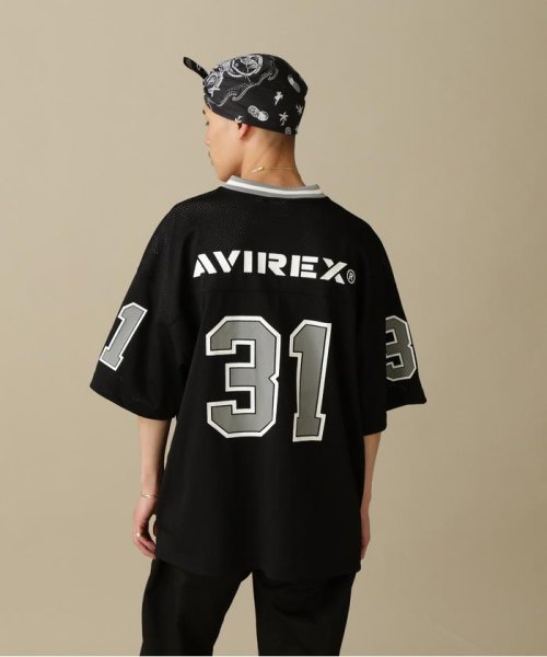 AVIREX(AVIREX)/MESH FOOTBALL GAME T－SHIRT / メッシュ フットボール ゲーム Tシャツ/img01
