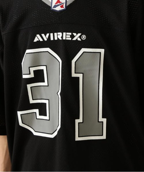 AVIREX(AVIREX)/MESH FOOTBALL GAME T－SHIRT / メッシュ フットボール ゲーム Tシャツ/img07