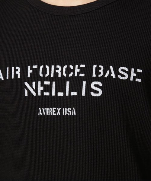 AVIREX(AVIREX)/SHORT SLEEVE WAFFLE T－SHIRT USAF / 半袖 ワッフル Tシャツ USAF/img07