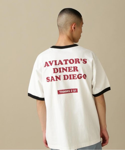 AVIREX(AVIREX)/WEST COAST BURGER RINGER T－SHIRT / ウエスト コースト バーガー リンガー Tシャツ/img01