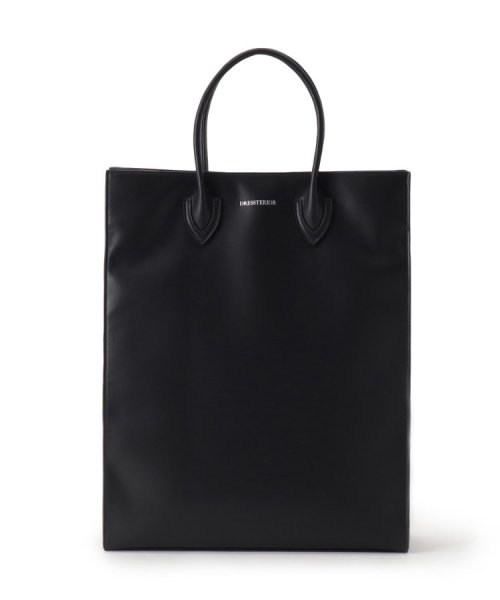 【otonaMUSE12月号掲載】オーバーラップサークル リサイクルレザー スクエアトート オーバーラップサークル リサイクルレザーは