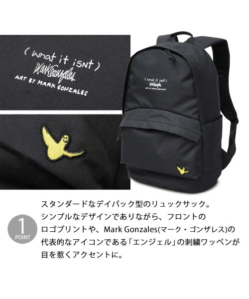 Mark Gonzales(マークゴンザレス)/マークゴンザレス デイパック バックパック リュック 通勤 通学 旅行 アウトドア A4収納 PC収納/img02