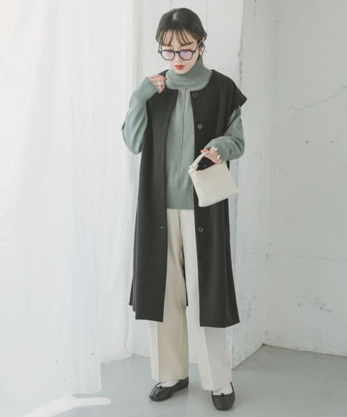 ITEMS URBANRESEARCH(アイテムズ アーバンリサーチ（レディース）)/ロングジレコート/img02