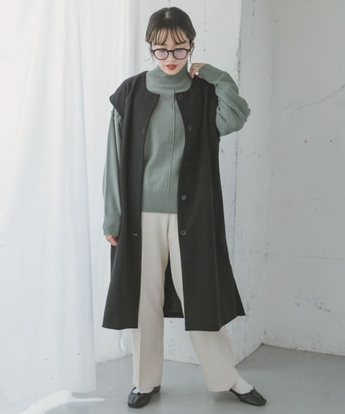 ITEMS URBANRESEARCH(アイテムズ アーバンリサーチ（レディース）)/ロングジレコート/img05