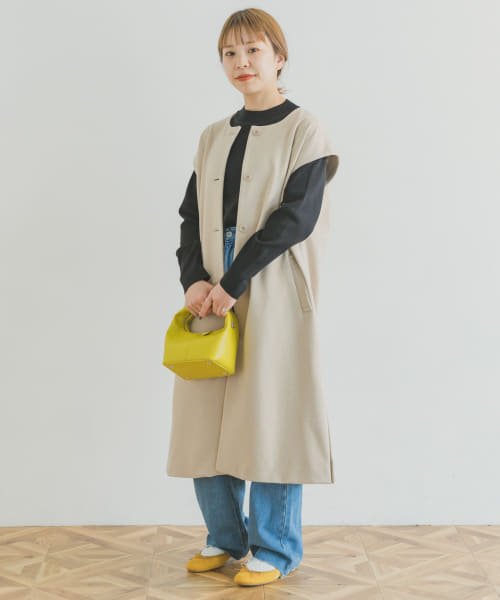 ITEMS URBANRESEARCH(アイテムズ アーバンリサーチ（レディース）)/ロングジレコート/img13