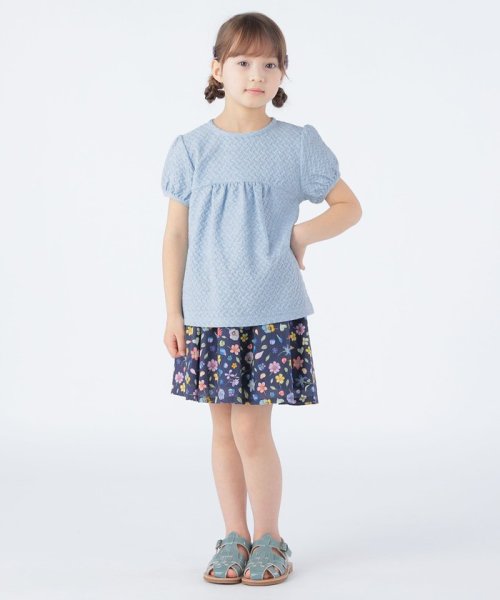 SHIPS KIDS(シップスキッズ)/SHIPS KIDS:100～130cm / ジャカード パフ スリーブ TEE/img06