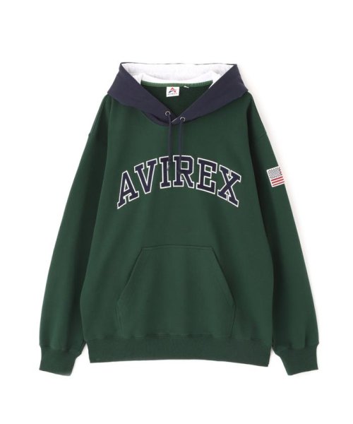 AVIREX(AVIREX)/ARCH LOGO COLOR HOOD L/S PARKA/アーチ ロゴ カラー フード パーカー/img64