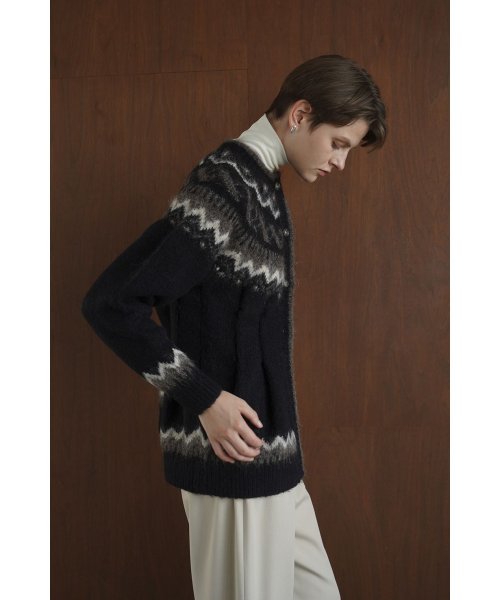 CLANE(クラネ)/NORDIC WEST SHAPE CARDIGAN/img03