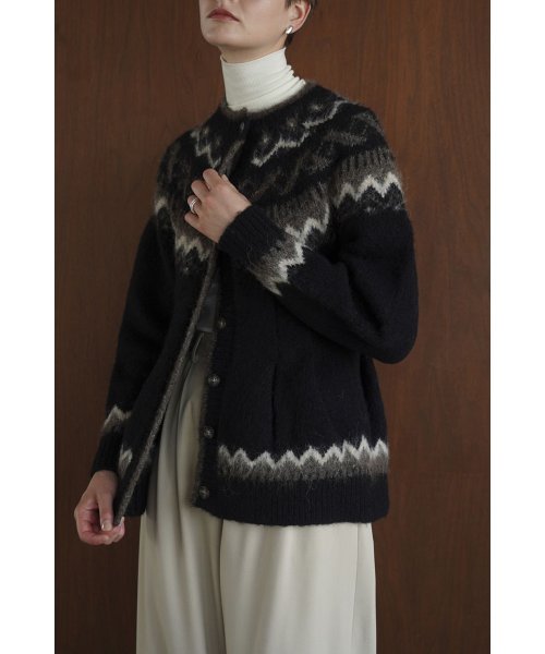 CLANE(クラネ)/NORDIC WEST SHAPE CARDIGAN/img04