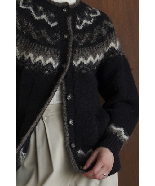 CLANE(クラネ)/NORDIC WEST SHAPE CARDIGAN/img07