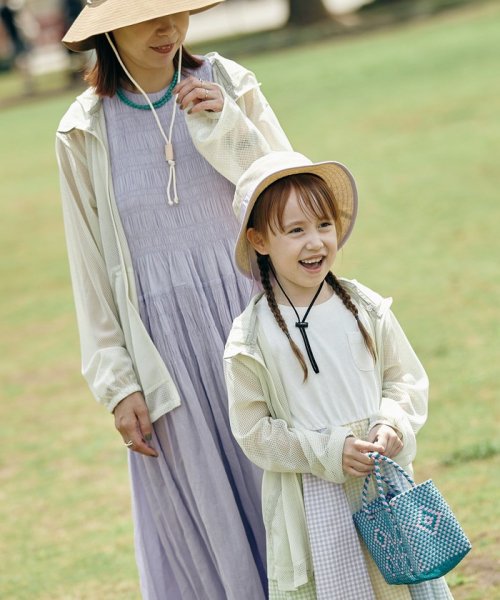 SHIPS KIDS(シップスキッズ)/SHIPS KIDS:80～175cm /〈虫除け（インセクトシールド）〉メッシュ フード パーカー/img03