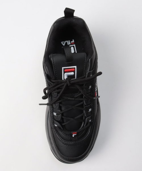 FILA（Shoes）(フィラ（シューズ）)/Disruptor II Wedge / ディスラプター2 ウェッジ カジュアルスニーカー 厚底 販路限定モデル / ブラック/img04