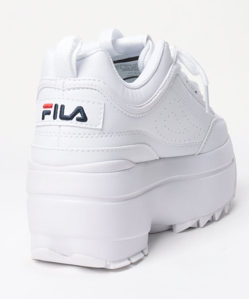 FILA（Shoes）(フィラ（シューズ）)/Disruptor II Wedge / ディスラプター2 ウェッジ カジュアルスニーカー 厚底 販路限定モデル / ホワイト/img02
