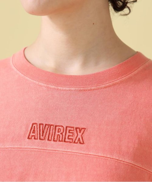 AVIREX(AVIREX)/FADE WASH CUFFS OPEN EMBROIDERY TOPS/Tシャツ/AVIREX/img09