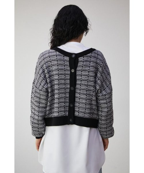 AZUL by moussy(アズールバイマウジー)/2WAY TWEED KNIT TOPS/img11