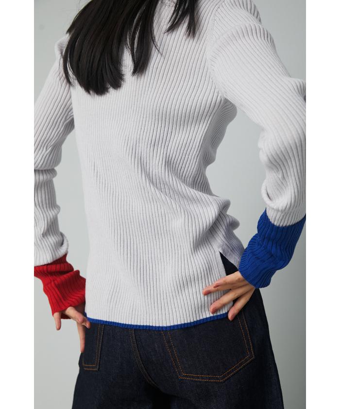 Color block pullover(505116203) | ヘリンドットサイ(HeRIN.CYE