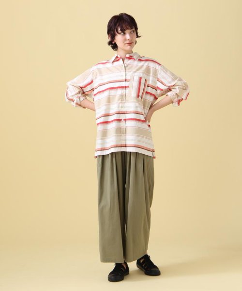 AVIREX(AVIREX)/YARN－DYED MULTI BORDER SHIRT/ ヤーンダイ マルチボーダーシャツ/img04