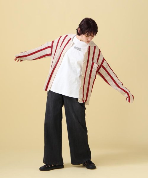 AVIREX(AVIREX)/MACRAME KNIT CARDIGAN/ マクラメニットカーディガン/img09