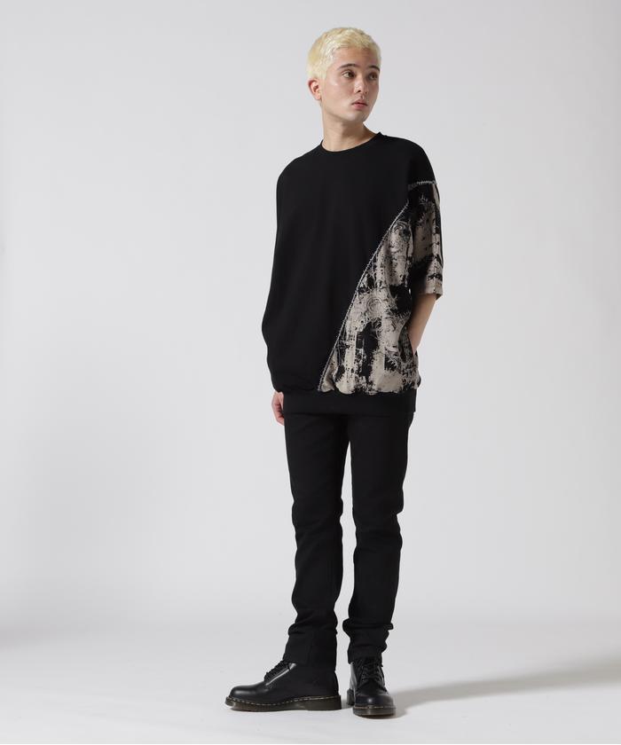 KMRii/ケムリ/別注Hand Stitch Combi DolmanTop