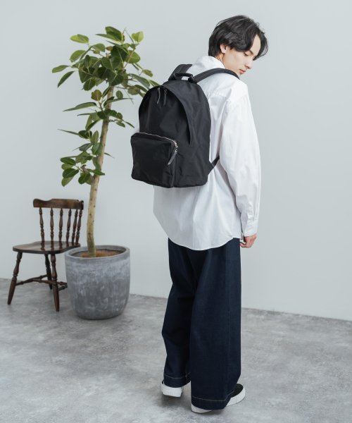 バックパック デイパック リュックサック メンズ レディース ナイロン 塩縮加工 本革 栃木レザー ヌメ革 通勤通学 カジュアル アウトドア ギフト プレゼント メンズ Butler Verner Sails/バトラーバーナーセイルズ 5cm