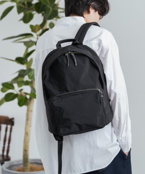 バックパック デイパック リュックサック メンズ レディース ナイロン 塩縮加工 本革 栃木レザー ヌメ革 通勤通学 カジュアル アウトドア ギフト プレゼント メンズ Butler Verner Sails/バトラーバーナーセイルズ 5cm