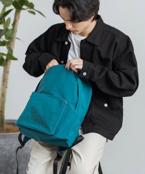 バックパック デイパック リュックサック メンズ レディース ナイロン 塩縮加工 本革 栃木レザー ヌメ革 通勤通学 カジュアル アウトドア ギフト プレゼント メンズ Butler Verner Sails/バトラーバーナーセイルズ 5cm