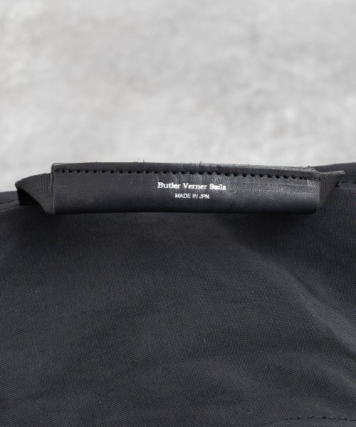 バックパック デイパック リュックサック メンズ レディース ナイロン 塩縮加工 本革 栃木レザー ヌメ革 通勤通学 カジュアル アウトドア ギフト プレゼント メンズ Butler Verner Sails/バトラーバーナーセイルズ 5cm