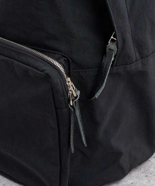 バックパック デイパック リュックサック メンズ レディース ナイロン 塩縮加工 本革 栃木レザー ヌメ革 通勤通学 カジュアル アウトドア ギフト プレゼント メンズ Butler Verner Sails/バトラーバーナーセイルズ 5cm