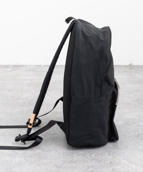 バックパック デイパック リュックサック メンズ レディース ナイロン 塩縮加工 本革 栃木レザー ヌメ革 通勤通学 カジュアル アウトドア ギフト プレゼント メンズ Butler Verner Sails/バトラーバーナーセイルズ 5cm