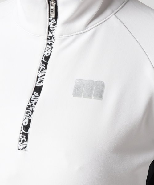 Munsingwear(マンシングウェア)/『ENVOY』防風ストレッチMOTION3Dハーフジップシャツ (UPF50+)【アウトレット】/img22