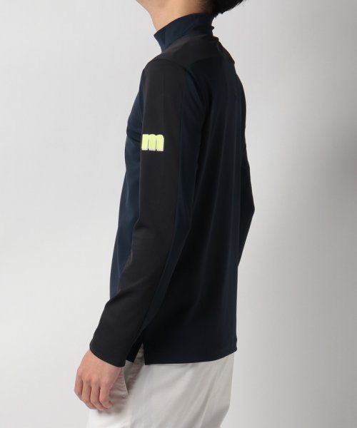Munsingwear(マンシングウェア)/『ENVOY』防風スペクター3D風ロゴハイネック長袖シャツ (UPF50+)【アウトレット】/img12
