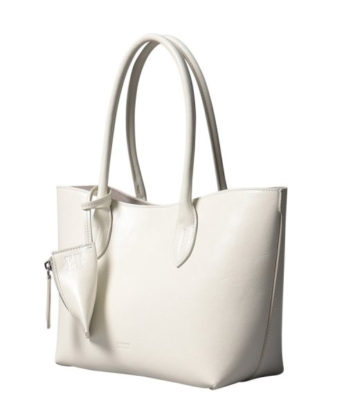 【スティーレ】レザートートバッグ M 本革 チャーム付き スティーレ