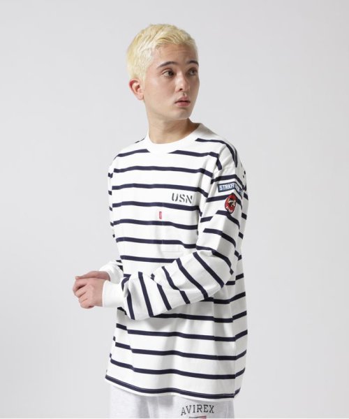 AVIREX(AVIREX)/ネイバル パッチ ロングスリーブ Tシャツ/NAVAL PATCH LONG SLEEVE T－SHIRT/img13