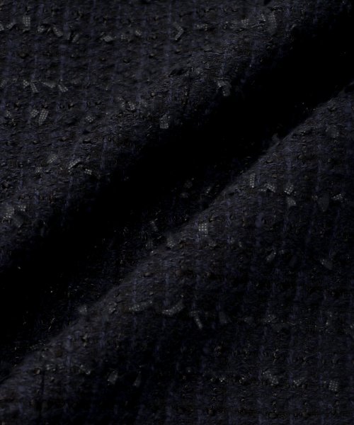 【Eternal Line 2023】ミックスツィードノーカラーハーフ ジャケット 無し Eternal Line