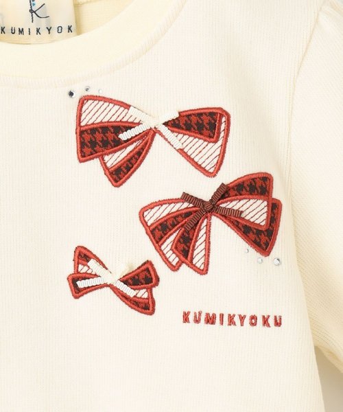 KUMIKYOKU KIDS(組曲KIDS)/【110－140cm】リボン×ランタンスリーブ トレーナー/img12