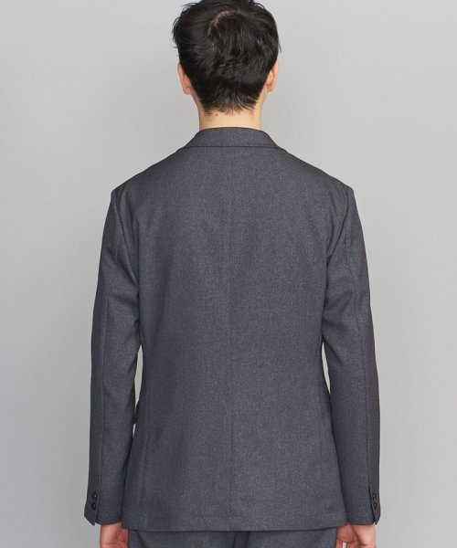 【WEB限定 WARDROBE SMART】LANATEC セットアップ/背抜きジャケット＆イージーパンツ LANATEC 品名：byS B88 W76 H92 JKT 1P LANTEC OX JKT/1P WARDROBE 遠目でみると無地のように見えますが