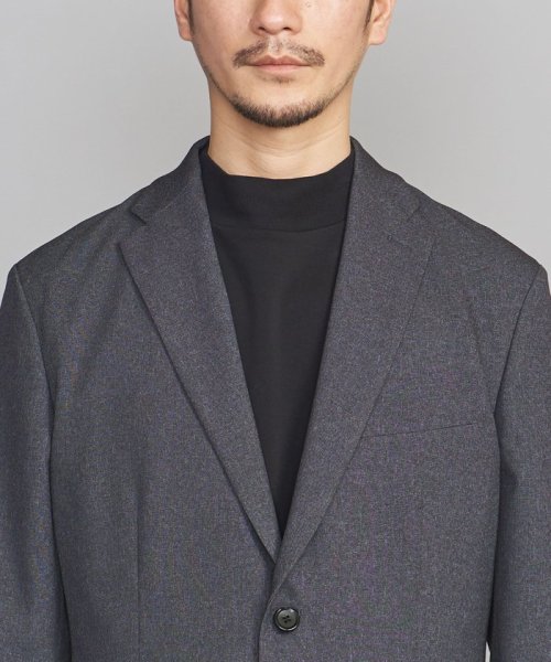 【WEB限定 WARDROBE SMART】LANATEC セットアップ/背抜きジャケット＆イージーパンツ LANATEC 品名：byS B88 W76 H92 JKT 1P LANTEC OX JKT/1P WARDROBE 遠目でみると無地のように見えますが